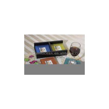 Sell Glass Coaster with Wooden Base