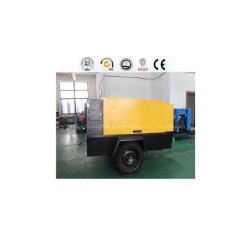 215hp portable mobile air compressor for drilling rig