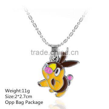 Pokemon Cute Cartoon Alloy Pendant New Arrivals Anime Necklace 10pcs/set