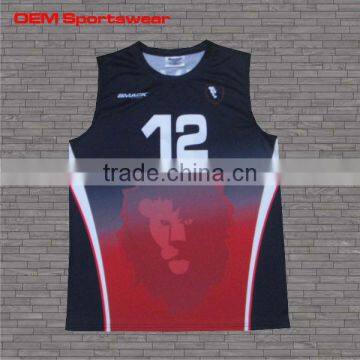 Custom moisture wicking mens gym singlets