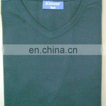 V-Neck Tshirt with Neck Binding.