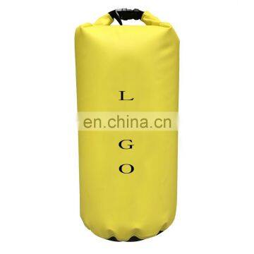 Fashion Yellow Custom Logo Waterproof Dry Bag Backpack