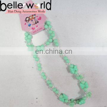 green color Beads Necklace for kids girl jewelry