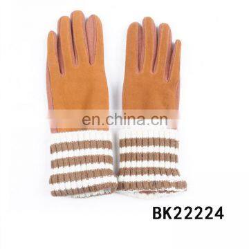 TOROS OEM fashion glove manufacturer six colors cotton women gloves