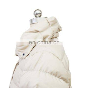 Women High Quality Light Long Detachable Hem Down Coat photo-6