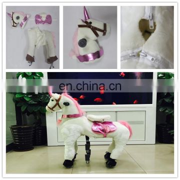 HI CE walking ride on animal for hot sale,unicorn ride on pony horse for kids