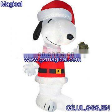 Inflatable Christmas cartoon dog/Air model