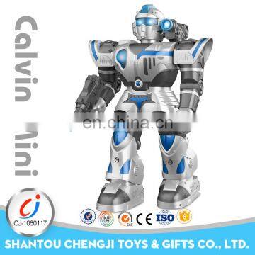 High quality induction toys plastic electric robot kit for education