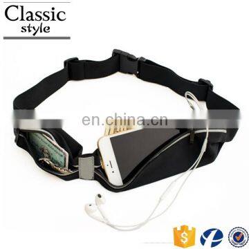 Adjustable Fitness Workout Fanny Pack Waterproof Neoprene Waist Bag Mobile Phone Case For Running Waist