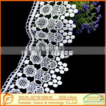 Flower Trimming laces And White lace fabric lace Wholesale Tassels