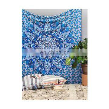 Indian Tapestry Wall Hanging Hippie Ombre Mandala Blanket Hippie New Queen Size Wall Hanging Wall ethnic art picnic Wholesale