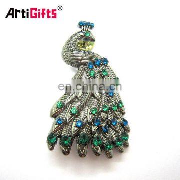 Diy Your Own Small Quantity Metal Custom Logo Soft Enamel Rhinestone Lapel Pin photo-3