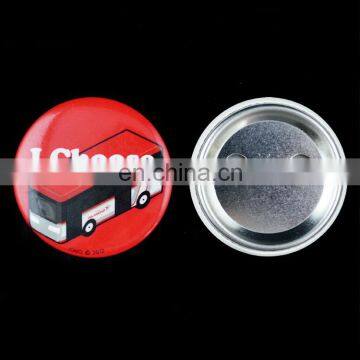 advertise round metal button badge