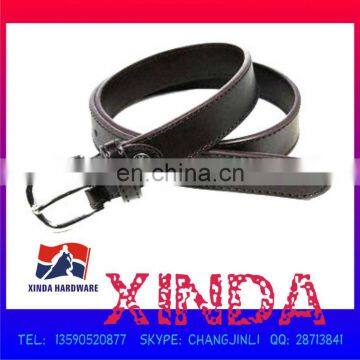 102 x 3cm Genuine Leather Belt with 50 x 35mm Alloy Buckle, One Rivet, OEM Orders are Welcome