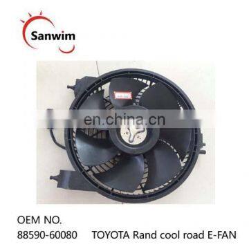 88590-60080 Radiator cooling fan motor & shroud fits TO-YO-TA Ra-nd-cool-road