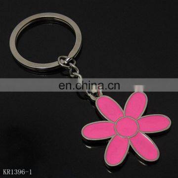 Custom Cute House Shape Soft Enamel Zinc Alloy Metal Key Chain With Laser Logo photo-2