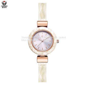 XINBOQIN Supplier Custom Brand Luxury Ladies Luxury Japan Movement PC21 Quartz Acetate Watch