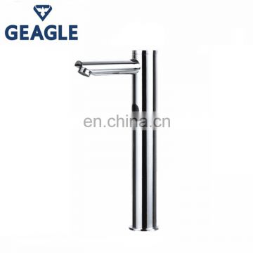 Cold only brass electric sensor faucet tall Automatic motion tap