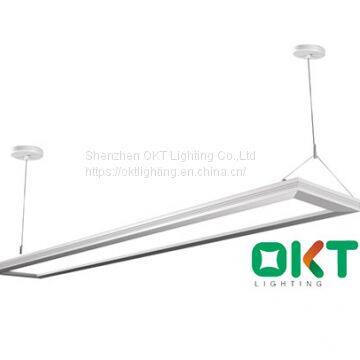 Лампа-панель на подвесной основании с LED-освещением сверху и снизу