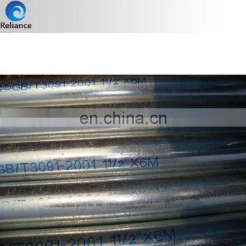 ASTM A53 sch40 galvanized steel pipe