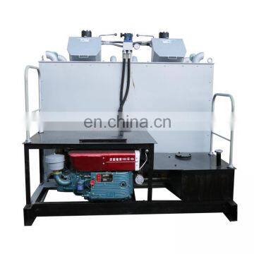 Double Cylinder Hydraulic Hot Melt Kettle for Thermoplastic Paint Pre Heater Boiler photo-2