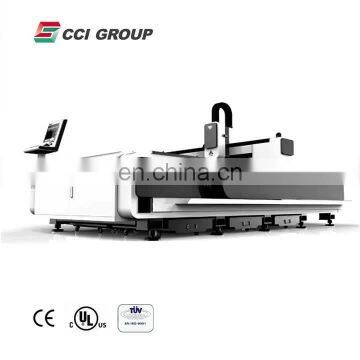 High precision fiber laser cutting machine with cypcut control system robot co2 1kw fiber laser cutting machine for sale