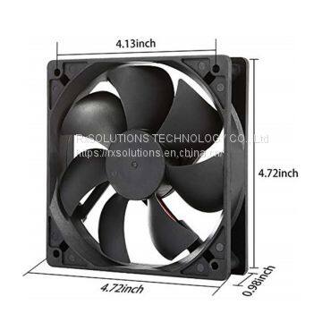 120mmx25mm 12025 2pin 12V DC Brushless PC Case CPU Cooler Cooling Fan photo-4