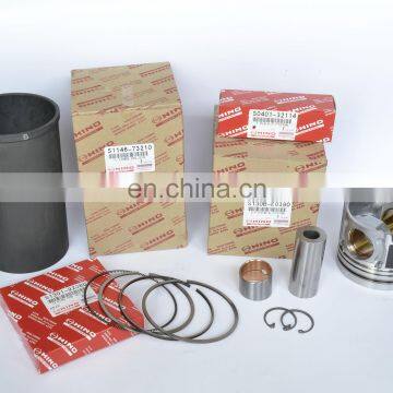 Wholesale Genuine Japan HINO Excavator Engine Parts Pistons Liner Kit