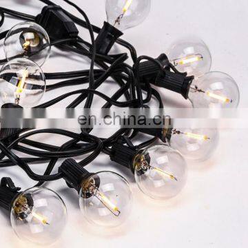 LED String Light G40 25ft With Edison Filament Bulb for Outdoor Indoor holiday Lighting-EU UK plug