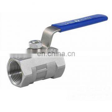 Stainless Steel DN50 NPT Connected One Piece Ball Valve