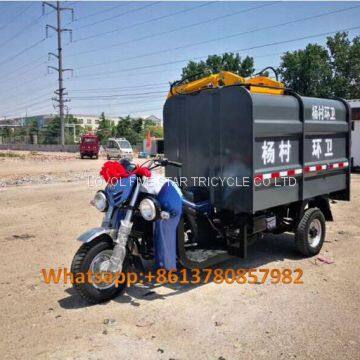 gasoline tricycle cargo loader lovol three wheeler WASTE MANAGEMENT 3CBM