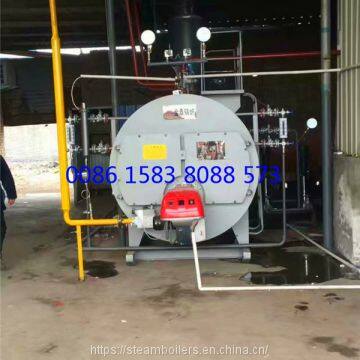 3t/H Industrial Horizontal Firetube LNG LPG Natural Gas Fired Steam Boiler for brewery plant