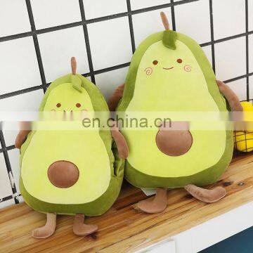 2020 Hot Sale Avocado Throw Pillow Soft Baby Plush Stuffed Toy With Customized Design