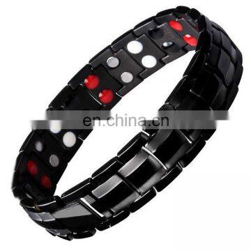 Healthcare Germanium Negative Stainless Bio Magnetic Bracelet Pain Relief Energy Bracelet photo-5