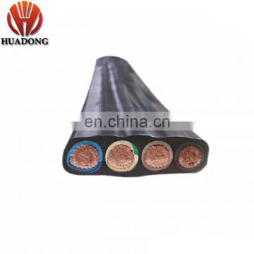 7.2kv 3*25+3*16/3 4*35+4*16/4mm2 flat STACKER RECLAIMER crane rolling cable EPR insulation tinner copper shield PCP sheath