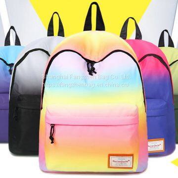 wholesale backpack customized school bag printed LOGO printed schoolbag