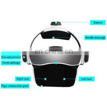 Homse Use Automatic Air Pressure Head Massage Helmet Dual Vibrating Electric Head Massager photo-6