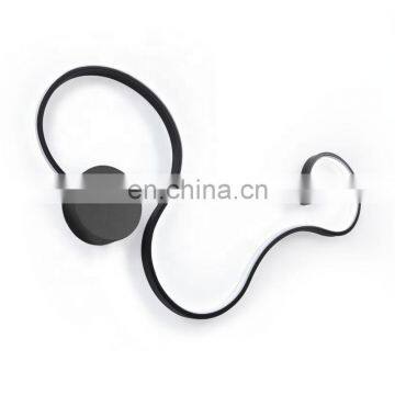 Nordic Newest Creative Aluminum LED Curve Wall Lamp Wall Sconce Snake Modern Wall Light for Home photo-6