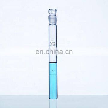 Boro Glass Colorimetic Tube With Glass Hollow Stopper photo-5