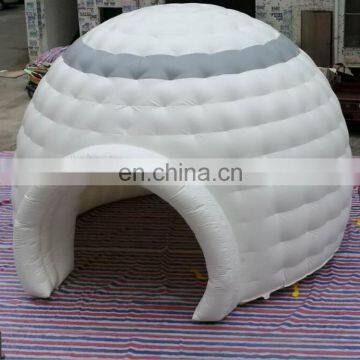 Outdoor LED Air Large Globe Exhibition Small Sealed Dome House Glamping Large White Sphere Inflatable Dome Igloo Tent For Sale