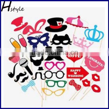 Photo Booth Props 31PCS DIY Kit for Wedding Party Reunions Birthdays Photobooth Dress up Accessories Party Favors PFB0018                        
                                                Quality Choice