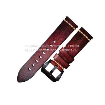 Vintage Leather Watch Strap