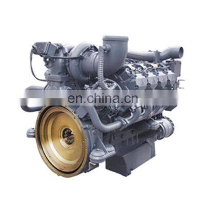 4 cylinders water cooling huachai diesel engine TCD12.0 for marine