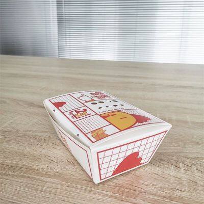 Disposable Fried Chicken Food Packing Box White Food Box photo-2