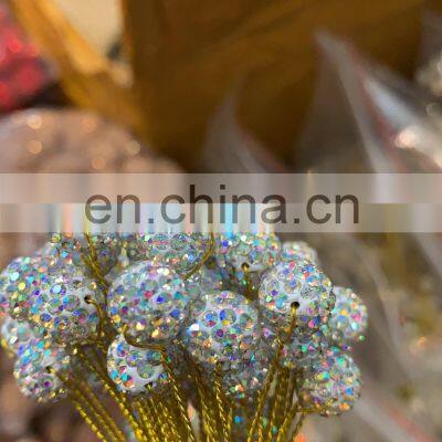 China Natural Stone Crystal ab Round Shape Beads, White Crystal AB for Jewelry photo-5