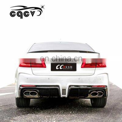 Plastic Good Fitment WD Body Kit for BMW 5 Series G30 38 Front Rear Bumper Side Skirts Led Light photo-5