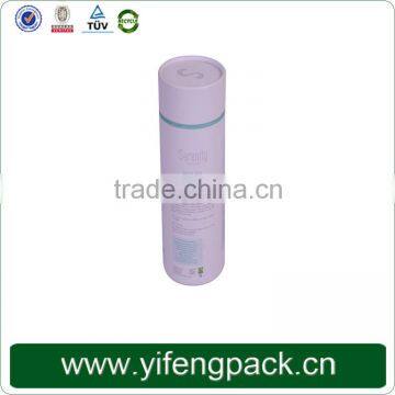 Black Paper Tube Canister Round t Shirt Hat Box With Plastic Hot photo-4