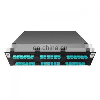 10G 40G High Density 19 Inch 1U MPO/MTP-LC 24F Optical Cassettes 48,72,96,144 Core MPO Fiber Optic Patch Panel photo-5