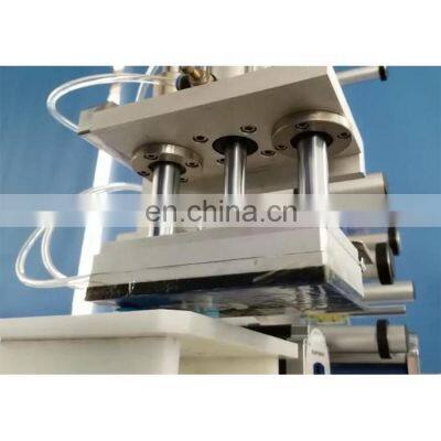 Small Tabletop Flat Bottles Front And Back Rolling Labeler Semi Automatic Labeling Machine