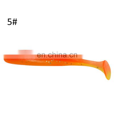 2020 12cm 9.5g large quantity in stock T-tail  two - color Lure small fish colorful seabass lifelike silicone  fishing soft Lure